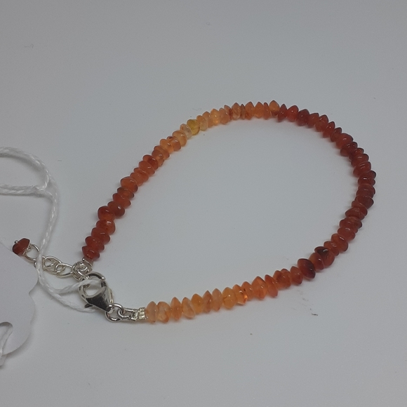 Limited time. Carnelian and sterling silver - Picture 5 of 6